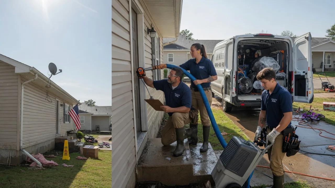 Ceiling Water Damage Restoration in Parma, MO near me